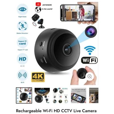 Mini WiFi Camera Small Size Security Cam with Magnetic Surface for Baby Monitoring