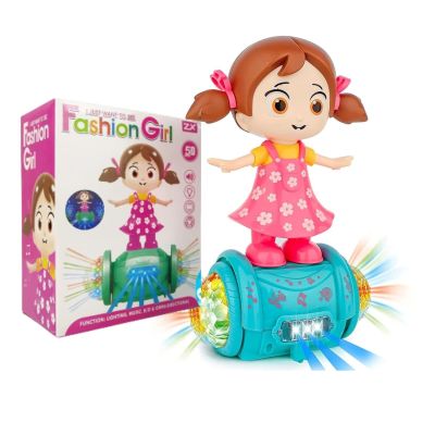 Musical Fashion Girl Toy with 5-D Lights and Sound