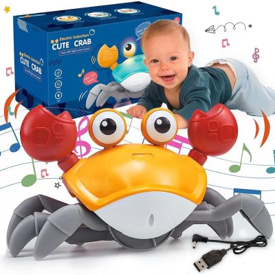 Baby Crawling Crab Musical Toy | Walking Crab with Light & Sound